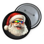 Totally Awesome Santa Pin Buttons
