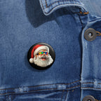 Totally Awesome Santa Pin Buttons