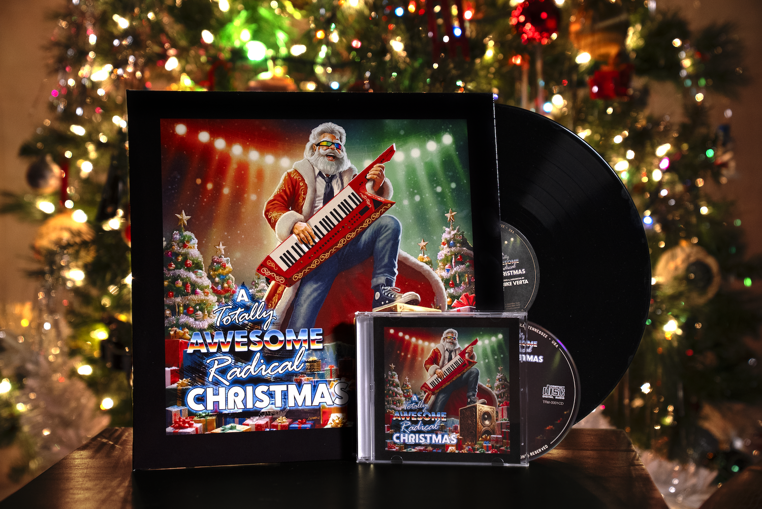 New instrumental Christmas album in 80s pop rock style! Available on Vinyl and CD