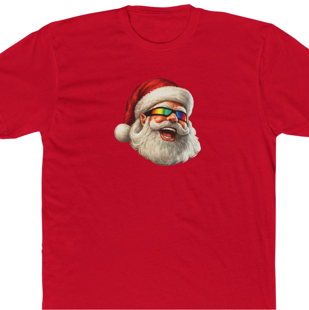 Adult Unisex Rockin' Santa Tee