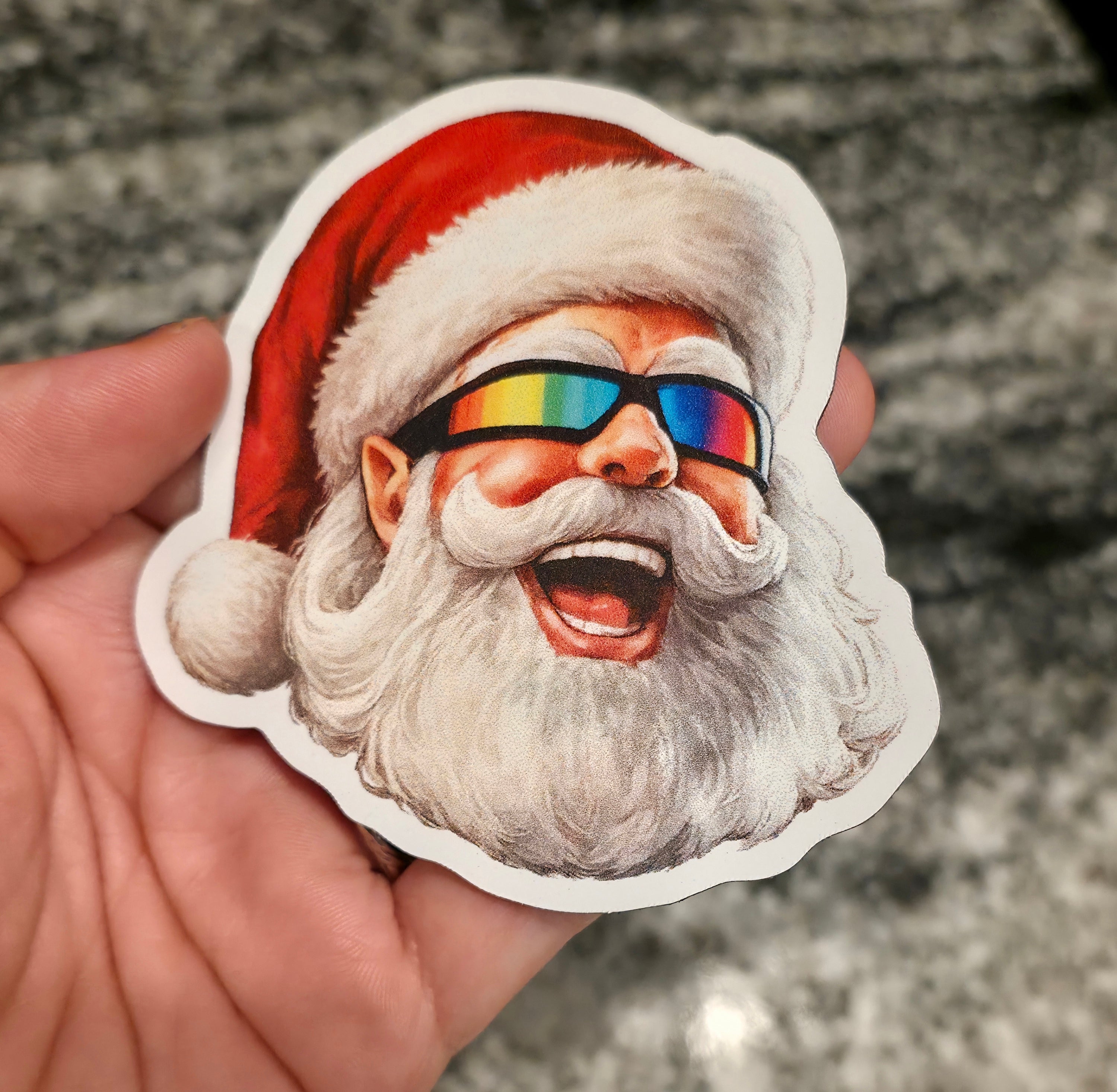 Totally Awesome Santa Die-Cut Magnets