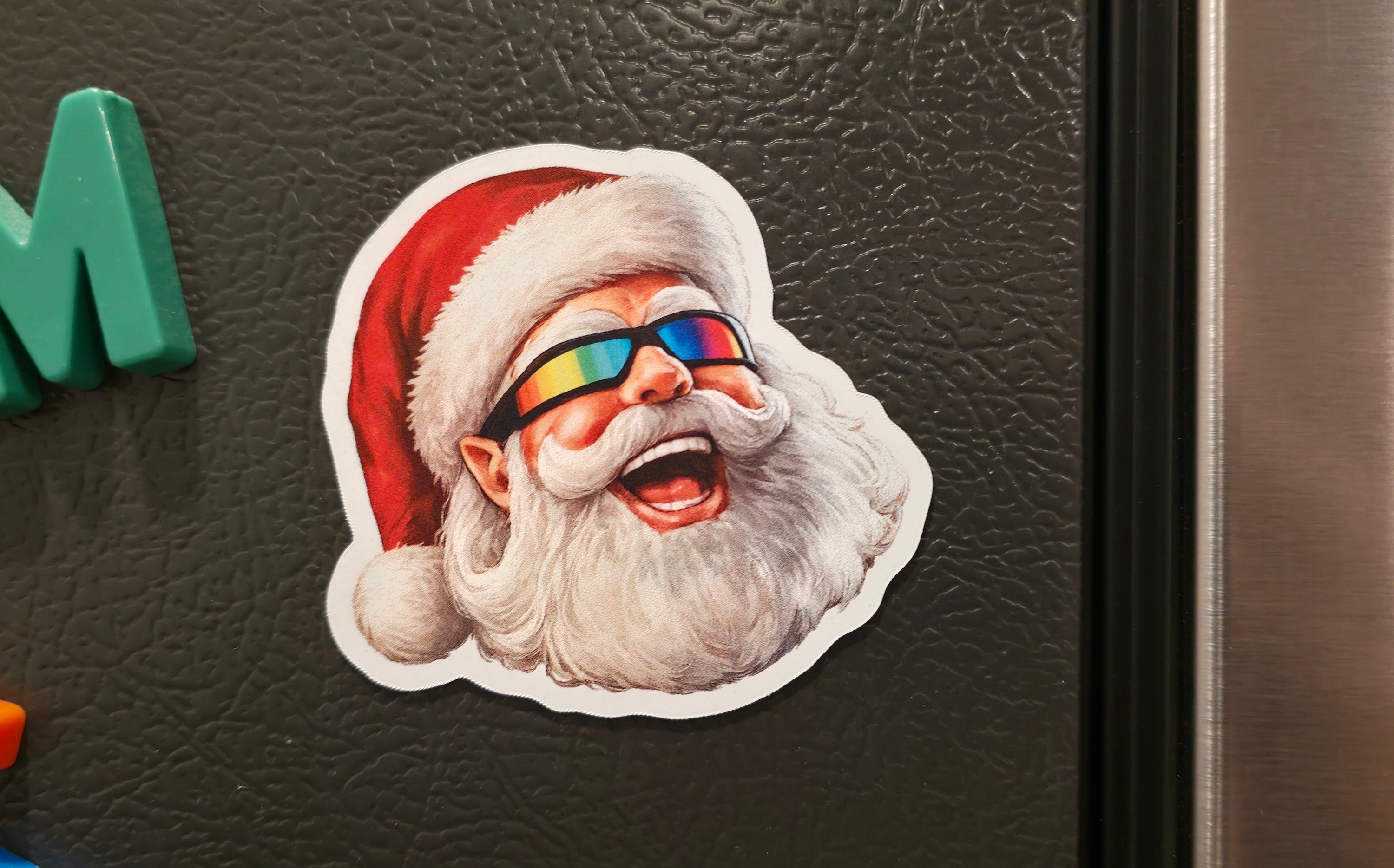 Totally Awesome Santa Die-Cut Magnets