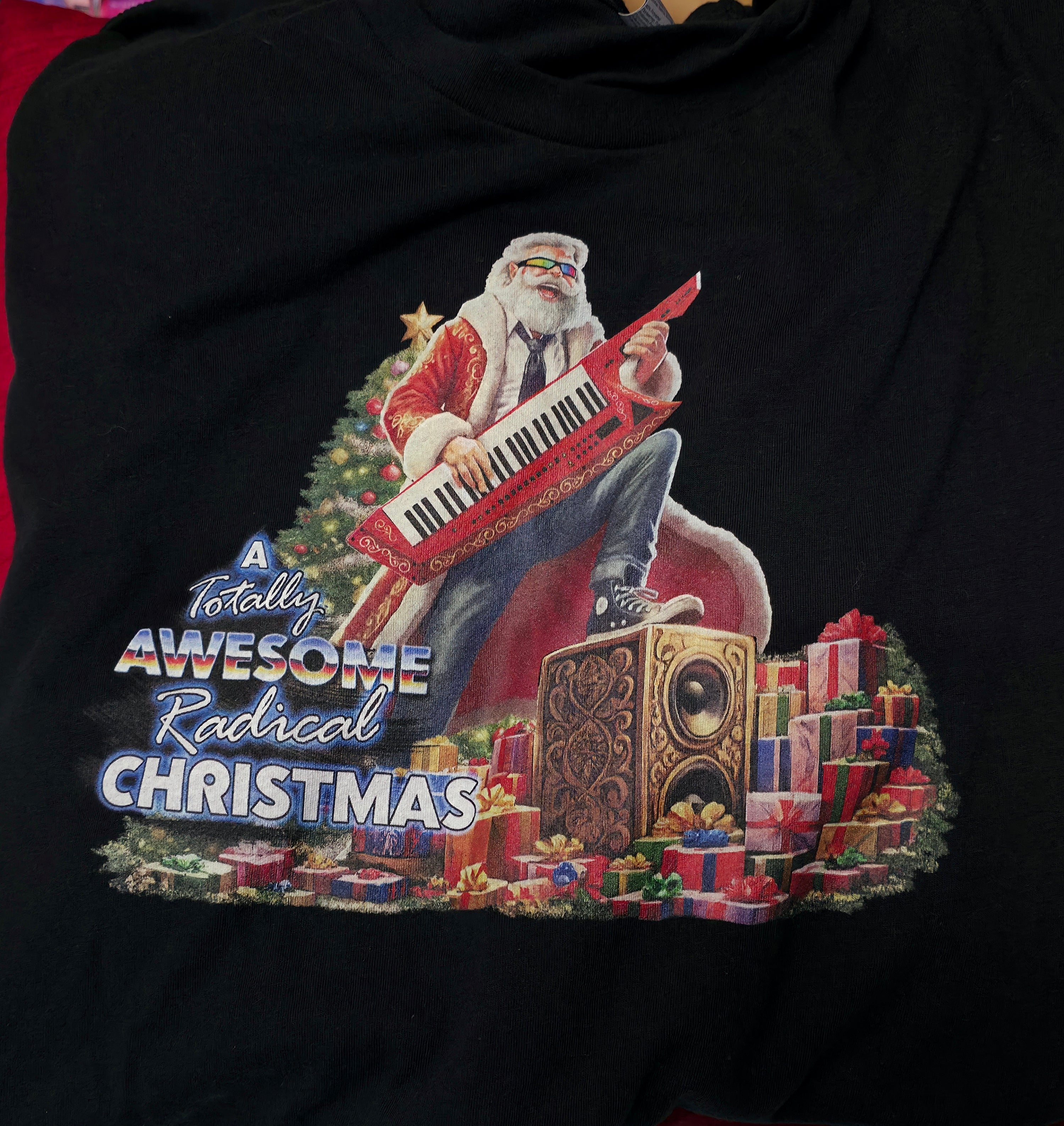 Adult Unisex Totally Awesome Radical Christmas T-Shirt